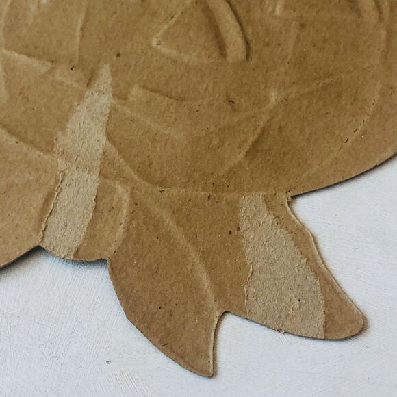 Vintage Halloween H E Luhrs Scarecrow Pumpkin Jack O’Lantern Cardboard Decor USA - Picture 8 of 12